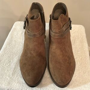 Sonoma Ankle Boots, Brown Suede, Sz 10
